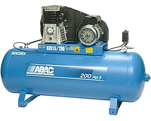 ABAC B3915/200 Belt Driven Stationary Compressor - Three Phase 400V