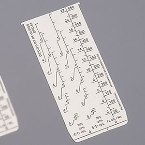 DeVilbiss DeKups Measuring Guide, 4:1 and 5:1 (x10)