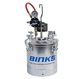 Binks 10 Litre Zinc Plated Pressure Pot (Air Agitator)