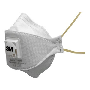 3M Aura 9312+ FFP1 Valved Particulate Respirator, pack of 10