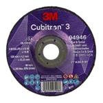 3M Cubitron 3 Cut and Grind Wheel T27 125mm x 4.2mm x 22.23mm Pack of 10