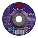 3M Cubitron 3 Depressed Center Grinding Wheel T27 115mm x 7mm x 22.23mm Pack of 10