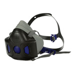 3M HF-800SD Secure Click Half Mask Reusable Respirator, Speaking Diaphragm
