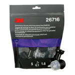 3M Performance Gravity HVLP Atomizing Head Purple, 1.6 Pack of 5