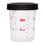 3M PPS Cup & Collar, Midi, 400 ml, Pack of 2