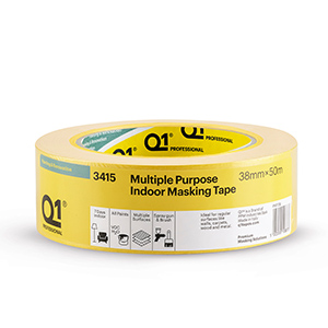 Q1 Multi-Purpose Indoor Masking Tape 38mm x 50m