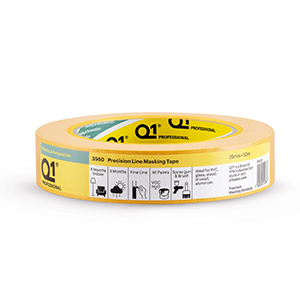 Q1 Precision Line Masking Tape 25mm x 50m