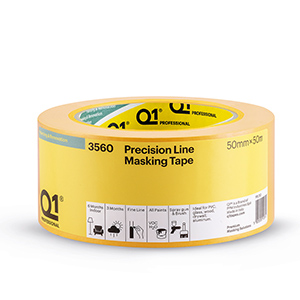 Q1 Precision Line Masking Tape 50mm x 50m
