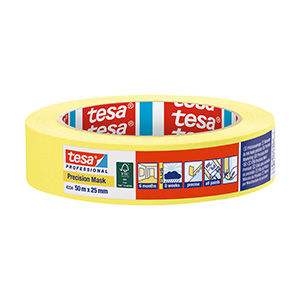 Tesa Precision 4334 Masking Tape 25mm x 50m