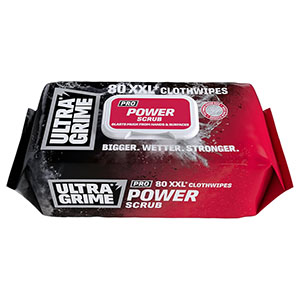 Ultra Grime Power Scrub XXL+ Clothwipes 80 Pack 