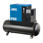 SPINN.E Screw Compressors 5.5 - 15kW New C55* Infologic Controller Receiver Mounted with Dryer Version<br />