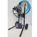 Binks DX200 Cart Mount Diaphragm Pump with Advance HD Gun and 7.5M Hose Kit