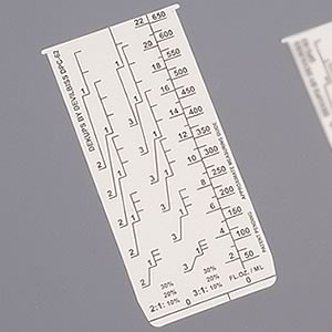 DeVilbiss DeKups Measuring Guide, 2:1 and 3:1 (x10)