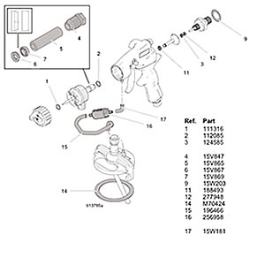 Graco Edge HVLP Gun Repair Kit