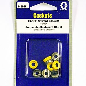 Graco RAC X Solvent Seal Seat/ Gasket Kit (Harsh Solvents) (5-Pack)