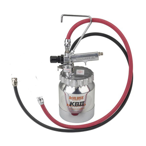 DeVilbiss KBII 2 Litre Remote Cup with Air & Fluid Hose