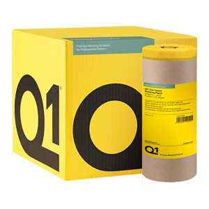 Q1 Pre Taped Masking Paper 300mm X 25m Box of 20