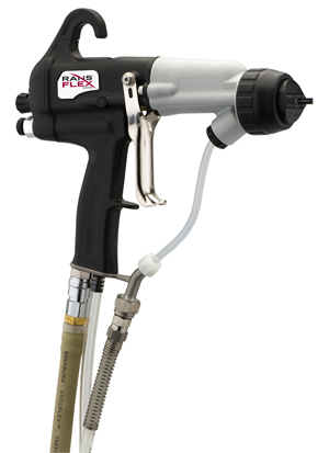 Ransburg RansFlex RX Solvent 45kV Electrostatic Air Spray Gun