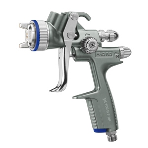 SATAjet 100 B F RP/HVLP Air Spray Gun with 0.75l QCC Aluminium gravity cup without swivel