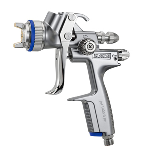 SATAjet 1000 B RP Air Spray Gun with 0.6l QCC PVC gravity cup without swivel